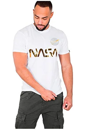 Alpha Industries Herren NASA Reflective T-Shirt, , S