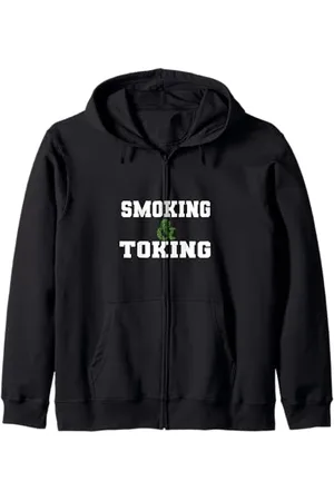 Iron Kor Smoking and Toking Retro Chill Nature Green Vibes Leaf Kapuzenjacke