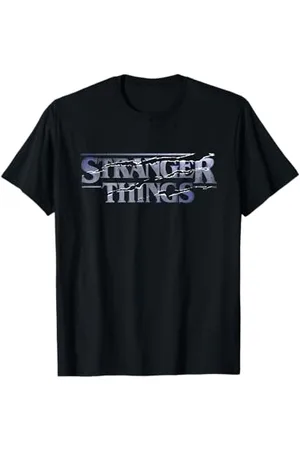 Stranger Things Logo Retro 80er Jahre Haunted Hawkins Halloween T-Shirt