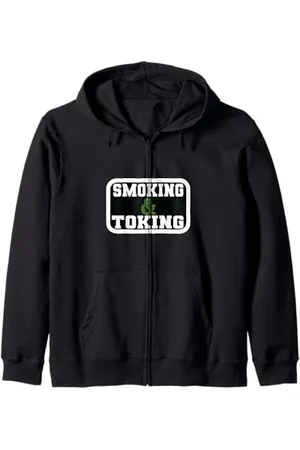 Iron Kor Smoking and Toking Positive Energy Leafy Vibe Kapuzenjacke