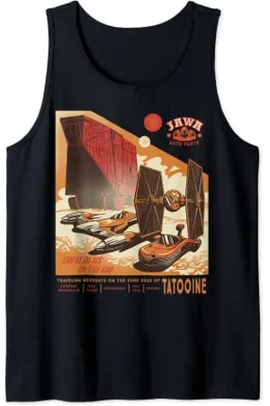 STAR WARS Jawa Auto Parts Tatooine Deals Funny Ad Parody Tank Top