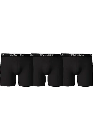 Calvin Klein Herren Boxer Briefs mit Stretch, Schwarz (Black), L
