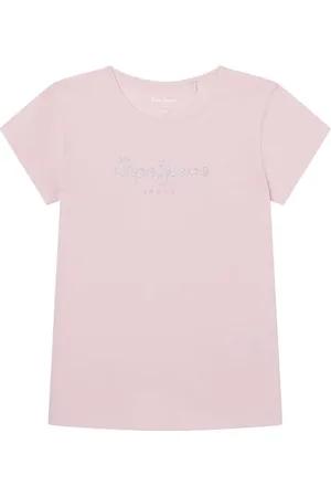 Pepe Jeans Mädchen Hana Glitter T-Shirt, , 4 Jahre