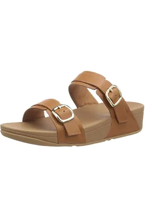 FitFlop Damen Classic LULU Verstellbare Leder-Slides, , 40 EU