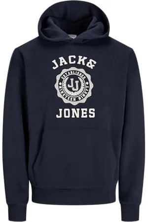 JACK & JONES Herren Hoodie Kapuzenpullover JJVICTO Sweat Hood 12256815, ,M