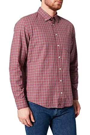 Seidensticker Herren Slim Fit Langarm Twill Hemd, , XL