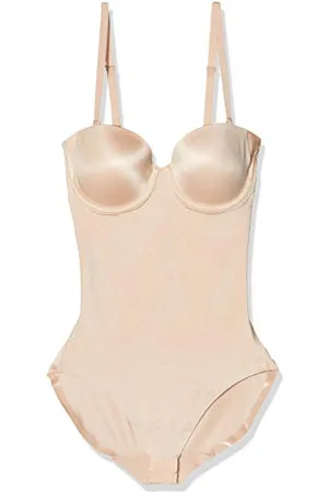 Spanx Damen SYF Strapless Cupped Panty Bodysuit Formender Body, , XS