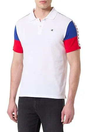 Champion Herren Legacy Retro Sport Polo-Tape S/S Polohemd, , Large