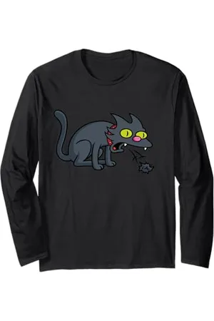 The Simpsons Snowball 2 Hairball Pet Cat Parent Langarmshirt