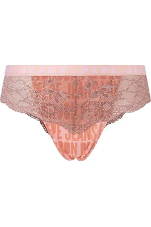 Pepe Jeans Damen Allover Logo Brazilia Bikini Style Underwear, , L