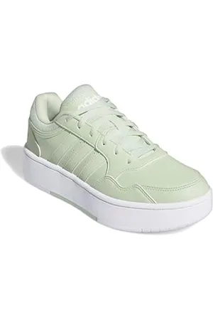 adidas Damen Hoops 3.0 Bold Shoes Schuhe, Linen Green/Linen Green/Cloud White, 43 1/3 EU