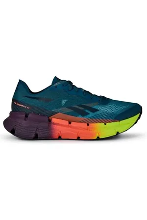 Reebok Unisex FLOATZIG X1 Sneaker, Escape Blue/DIGITL Lime/Coral, 44.5 EU