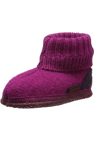 Giesswein Unisex Kramsach Hohe Hausschuhe, Pink (Beere), 26 EU