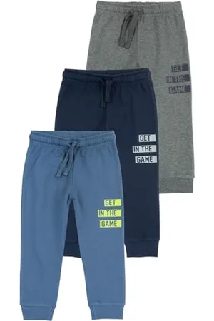 chicco Kinderhosen, Set aus 3 langen Hosen aus Sweatshirtstoff, 100% Baumwolle, Kinderkleidung, Designed in Italy
