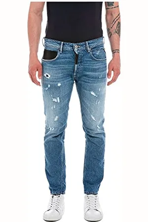 Replay Herren Jeans Willbi Regular-Fit Maestro, (Blau), 30W / 30L