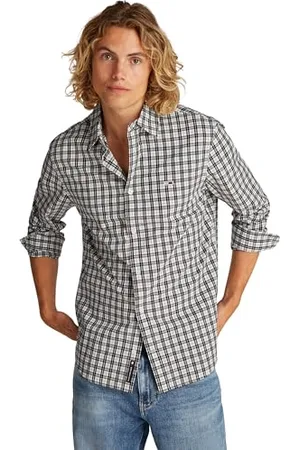 Tommy Hilfiger Herren TJM Reg Poplin Check Dm0dm20885 L/S Shirt, , M EU