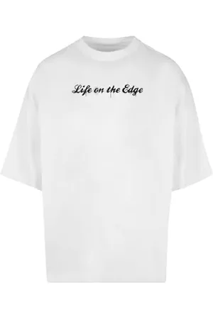 Merchcode Herren T-Shirt Peanuts - Life on The Edge Huge Tee, Oversized Fit, Cotton 100%, 3XL
