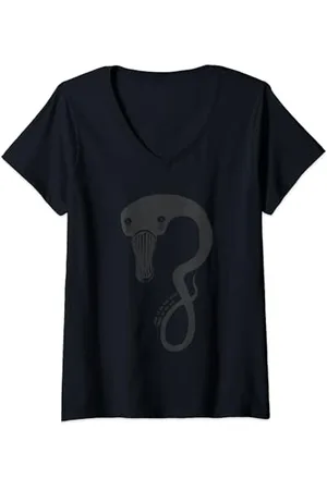 Billie Eilish Offizielles Monster T-Shirt mit V-Ausschnitt