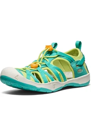 Keen Unisex Kinder Moxie Sandalen, Bright Aqua/Bright Marigold
