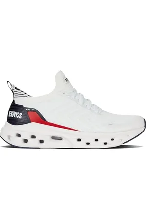 K-Swiss Herren Impulse Trainer Sneaker, White/Navy/RED, 46 EU