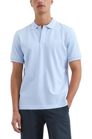 Marc O’ Polo Marc OߴPolo Herren Kurzarm-Poloshirt aus Bio-Baumwolle Regular Fit, Blau (Starlight), XXL
