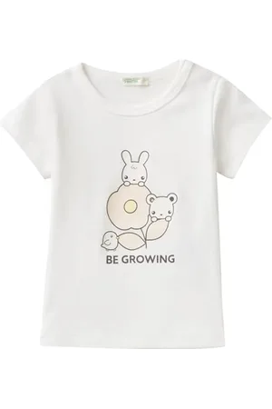 Benetton Baby-Mädchen 3i9wa1045 T-Shirt, , 82