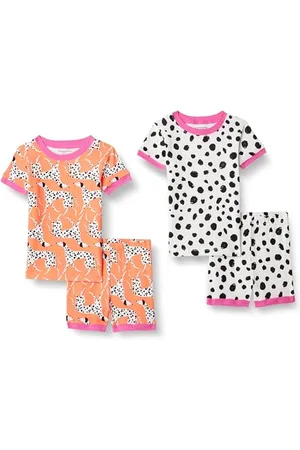 Amazon Unisex Kinder Eng anliegende Baumwoll-Schlafanzüge, , 5 Jahre