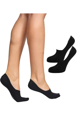 Nur Die Bambus Füssling 2er Pack Damen kaum sichtbar Bambussocken Socke weich atmungsaktiv unsichtbar verrutschen nicht