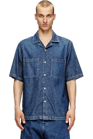 Diesel _D-PAROSHORT Camicia_Shirt_Blau_XXL