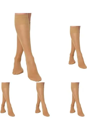 Nur Die Damen Knie Vitastütz Strumpfwaren, , Einheitsgröße EU (Packung mit 5)