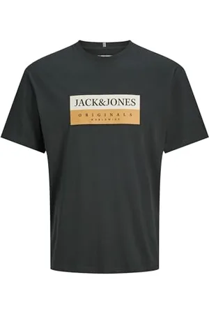 JACK & JONES Male T-Shirt Gedruckt Rundhalsausschnitt T-Shirt
