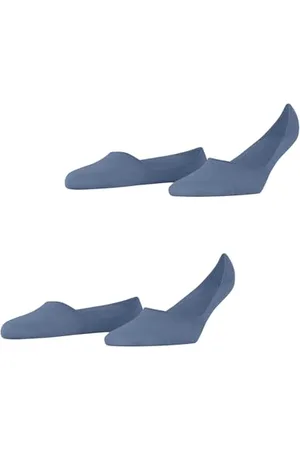 Burlington Damen Füßlinge Everyday Multipack W In Baumwolle unsichtbar einfarbig 2 Paar, , 37-38