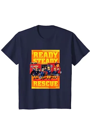 Fireman Sam Kinder Feuerwehrmann Sam T-Shirt, Rescue, viele Größen+Farben T-Shirt