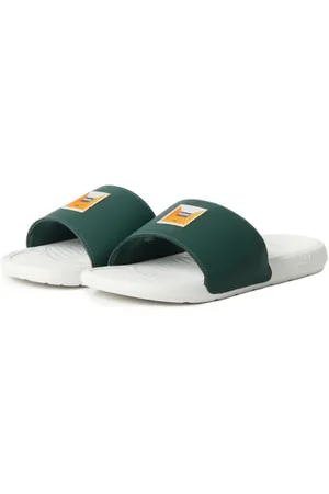 PUMA Unisex COOL CAT 2.0 GREENSIDE Schiebe-Sandalen, Dark Myrtle-WARM White, 43 EU