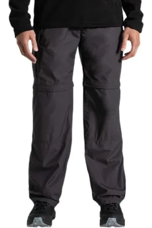 Craghoppers Herren Kiwi Convertible Slacks, Schwarz-Black Pepper, 46 Lange