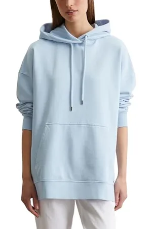Marc O’ Polo Marc OߴPolo Damen Hoodie aus Bio-Baumwolle Relaxed Fit, Blau , S
