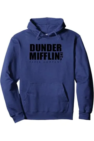 The Office Schwarzes Dunder Mifflin Logo Pullover Hoodie