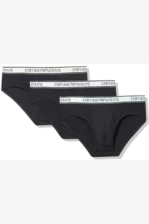 Emporio Armani Herren Stretch Cotton Core Logoband 3-Pack Brief, , L (3er Pack)