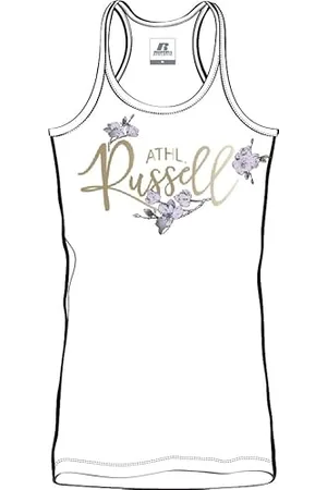 Russell Athletic A21211-UW-001 Bloom-S/S Crewneck Tee Shirt T-Shirt Damen White Größe S