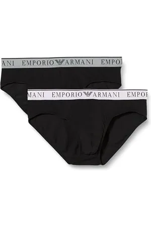 Emporio Armani Herren Stretch Cotton Endurance 2pack Briefs, , S (2er Pack)