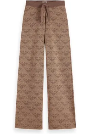 Scotch&Soda Monogram Jacquard Knitted Trousers