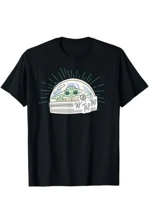 STAR WARS Grogu Tap Mandalorian Starfighter T-Shirt