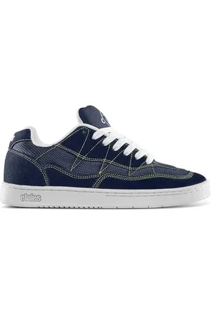 Etnies Herren Snake Skate Shoe, Navy/White/Yellow, 43 EU