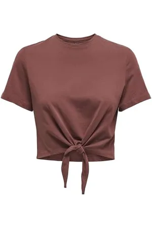 ONLY Onlmay Life S/S Short Knot Top Box JRS
