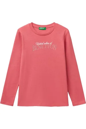 Benetton Mädchen M/L 3i9wc10my T-Shirt, , 140 cm