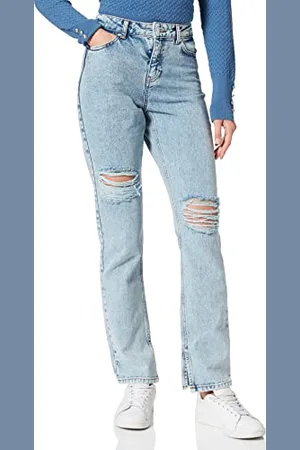 Noisy May Damen NMJOEY NW Slim Straight KI087LB Jeans, , 29/30