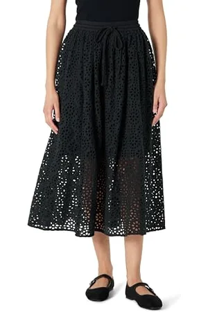 THE DROP Giorgi Lace Full Skirt Rock, , 4XL Große Größen