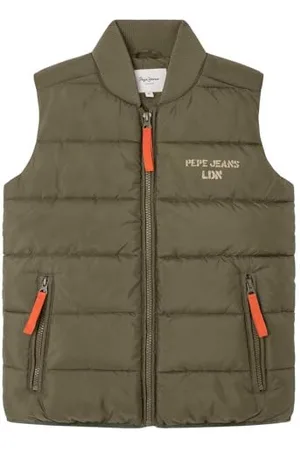 Pepe Jeans Jungen Caid Jacke, Grün (Military Green), 6 Jahre