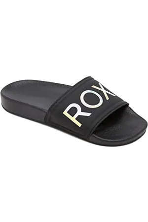 Roxy Slippy for Girls Sandale, Black, 33 EU