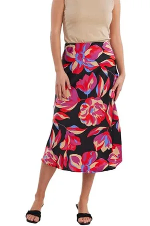 Y.A.S Y.A.S Damen PELLA HW MIDI Skirt S. NOOS Rocke, , S
